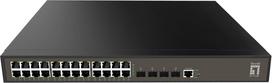 No Name LevelOne GEL-2871 network switch Managed L2+ Gigabit Ethernet (10/100/1000) 1U Black