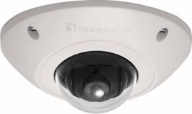 No Name LevelOne GEMINI Fixed Dome IP Network Camera, 2-Megapixel, 802.3af PoE, Vandalproof, Indoor/Outdoor