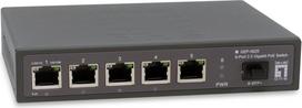 No Name LevelOne GEP-0625 network switch Unmanaged 2.5G Ethernet (100/1000/2500) Power over Ethernet (PoE) Black