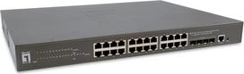No Name LevelOne GTP-2871 network switch Managed L3 Gigabit Ethernet (10/100/1000) Power over Ethernet (PoE) Grey