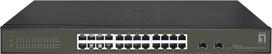 No Name LevelOne Hilbert 26-Port Gigabit Smart Lite Switch, 24 x Gigabit RJ45, 2 x Gigabit SFP