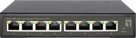 No Name LevelOne Hilbert 8-Port Gigabit PoE Smart Lite Switch, 802.3at/af PoE, 8 PoE Outputs, 112.8W PoE Power Budget