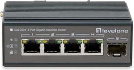 No Name LevelOne IGU-0501 network switch Gigabit Ethernet (10/100/1000) Black