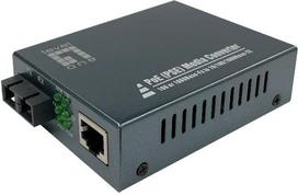 No Name LevelOne Media Konverter RJ45->SC GE MM PoE 30W  850nm  500m