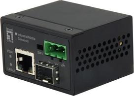 No Name LevelOne RJ45 to SFP Fast Ethernet Industrial Media Converter, -40°C to 75°C