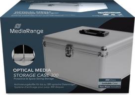 No Name MediaRange CD DJ-Case fĂĽr 300 CD/DVDs silver