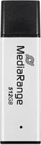 No Name MediaRange MR1904 USB flash drive 512GB USB Type-A 3.2 Gen 1 (3.1 Gen 1) Black, Silver