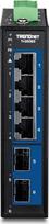 No Name TRENDnet 6-Port Industrial 2.5G DIN-Rail Switch with 10G SFP