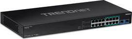 No Name Trendnet TPE-BG182G network switch Unmanaged Gigabit Ethernet (10/100/1000) Power over Ethernet (PoE) 1U Black