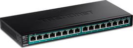 No Name Trendnet TPE-TG161H network switch Gigabit Ethernet (10/100/1000) Power over Ethernet (PoE) Black