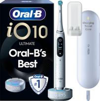 Oral B - Oral-B iO10 Electric Toothbrush - White - 1 Brush Head, Charging Travel Case