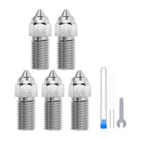 ELEGOO Neptune 4 / 4 Pro Hardened Steel Nozzle Set (0.4 mm x3, 0.6 mm x1, 0.8 mm x1), Zestaw dysz stalowych utwardzanych ELEGOO Neptune 4 / 4 Pro (0,4 mm x3, 0,6 mm x1, 0,8 mm x1)