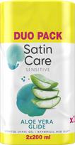 Venus - Satin Care Shaving Gel Aloe Vera - White/Yellow - 2x200 ml
