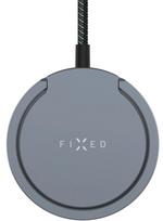 Bevielis įkroviklis FIXED MagPad Pro, Qi2, MagSafe support, pilkas