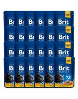 BRIT Premium Cat Adult lašiša ir upėtakiu katėms 24 x 100g
