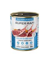 RAFI Super su aviena ir kalakutų širdimis 800g konservai šunims