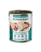 RAFI Super su perlinomis ir jautienos kepenimis 800g paštetas šunims