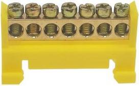 Earthing terminal orange PE DIN 7 pol. TPE07Y | 4752255020789