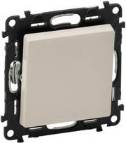 Changeover push-button Valena Life - 6 A - 250 V - with cover plate - ivory 752211 | 3414970464132