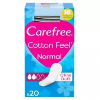 CAREFREE_Cotton Feel Normal higieninės įklotos, 20 vnt.