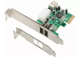 „Dawicontrol“ PCI-e plokštė DC-1394 „Firewire“        Blisterio pakuotėje