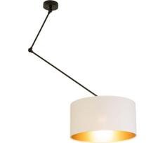 LED reguliuojamas pakabinamas šviestuvas su strypu GORTA 1xE27/60W/230V balta/auksinė