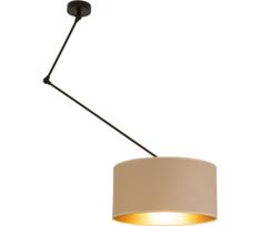 Reguliuojamas LED šviestuvas ant strypo GORTA 1xE27/60W/230V smėlinė/auksinė