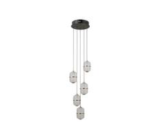ITALUX PND-34375-5-BK - LED kabantis šviestuvas ant laido ALANI 5xLED/5,6W/230V 3000K juodas