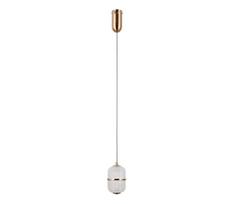 ITALUX PND-34375-1-HBR - Pakabinamas LED šviestuvas ant laido ALANI LED/6W/230V 3000K auksinis