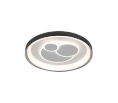 ITALUX PLF-54205-BK-WH - Dimeriuojamas LED lubinis šviestuvas FLORINA LED/46W/230V juodas + su nuotoliniu pulteliu