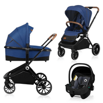 LIONELO universalus vežimėlis MIKA 3in1, Blue navy