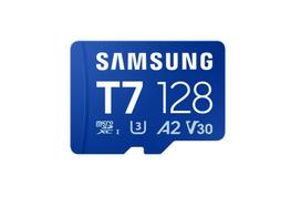 Samsung MicroSD card | T7 | 128GB | microSDXC | Flash memory class U3, V30, A2