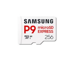 Samsung P9 Express | MicroSD Card | 256GB | microSDXC | Flash memory class U3, V30, A1