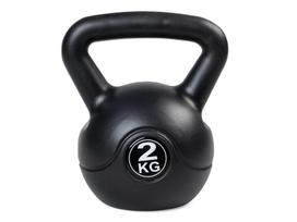 Kettlebell ASG 2 kg su vinilo danga, kompaktiškas ir pritaikytas pradedantiesiems