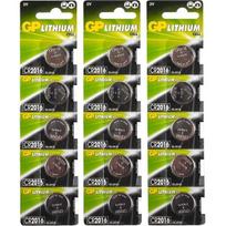 GP elementai CR2016, LITHIUM 3V, 15 vnt.