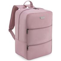 Kelioninė kuprinė 40x30x20 cm, tinkama Ryanair ir Wizz Air rankiniam bagažui, rožinė