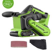 Akumuliatorinis juostinis šlifuoklis Greenworks GD24BELSND, 24V, be akumuliatoriaus