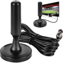 Kambarinė HDTV televizoriaus antena, skaitmeninė kambarinė TV antena su koaksialiniu jungtimi, aukštos raiškos (HD) ir „Full HD“ televizijai, T2 skaitmeninei antžeminei televizijai, stipraus signalo kambarinė antena televizoriui ir imtuvui