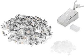 Laidas Digitus su moduline jungtimi apvaliam kabeliui, CAT 6A, ekranizuotas - 100 vnt. | AK-219604-100 | 4016032494997