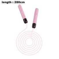 Jumping ropes,Jump Rope with LED Light, Length Adjustable, Portable Interesting for Workout Fitness Gift and Fun,pink