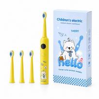 Vaikiškas elektrinis dantų šepetėlis „Hello“ su LED ekranu, 5 režimai, IPX7 atsparumas vandeniui