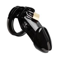 Reguliuojamas varpos narvas Dark Red Brand 9 cm Cock Cage, juodas