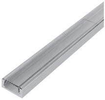 Profilis LED juostoms AVIDE AT-3489, komplektas, paviršinis, skaidrus dangtelis,  15,9 x 7,8 mm, ilg