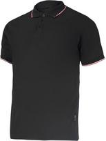 Lahti Pro Marškinėliai Polo marškinėliai 190g/m2, juodi, "s", ce, Lahti