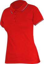 Lahti Pro Marškinėliai Moteriški polo marškinėliai 190g/m2, raudoni, „xl“, ce, Lahti