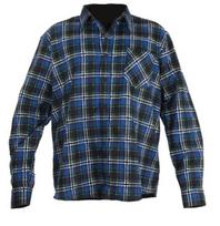 Lahti Pro Koszula Mėlyni languoti flaneliniai marškiniai, 170 g/m2, "2xl", ce, lahti