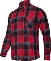 Lahti Pro Koszula Raudoni languoti flaneliniai marškiniai, 170 g/m2, "3xl", ce, lahti