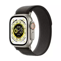 Apple Watch Ultra GPS + Cellular, 49mm Titanium Case with Black/Gray Trail Loop - M/L MQFX3UL/A