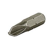 Koncówki 1/4" trišakiai antgaliai Nr. 1, ilgis 25 mm, 2 vnt., s2, prolinas