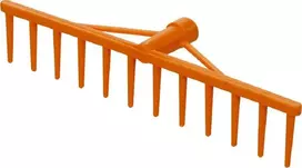 Ramp ORANŽINĖ PLASTIKINĖ ĖNO GRĖBĖLIS